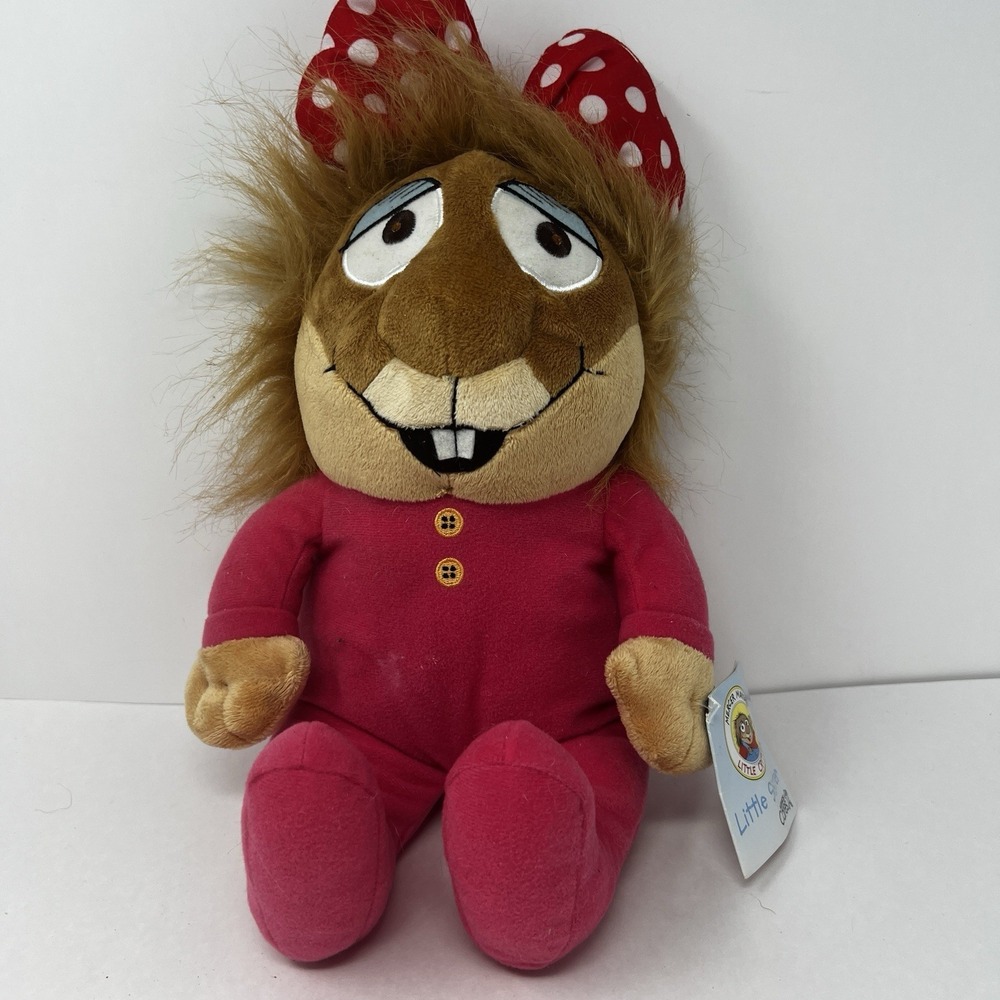 A96 Kohls Little Critters Sister Plush 15" Stuffed Toy Mercer Mayer Pink Sleeper